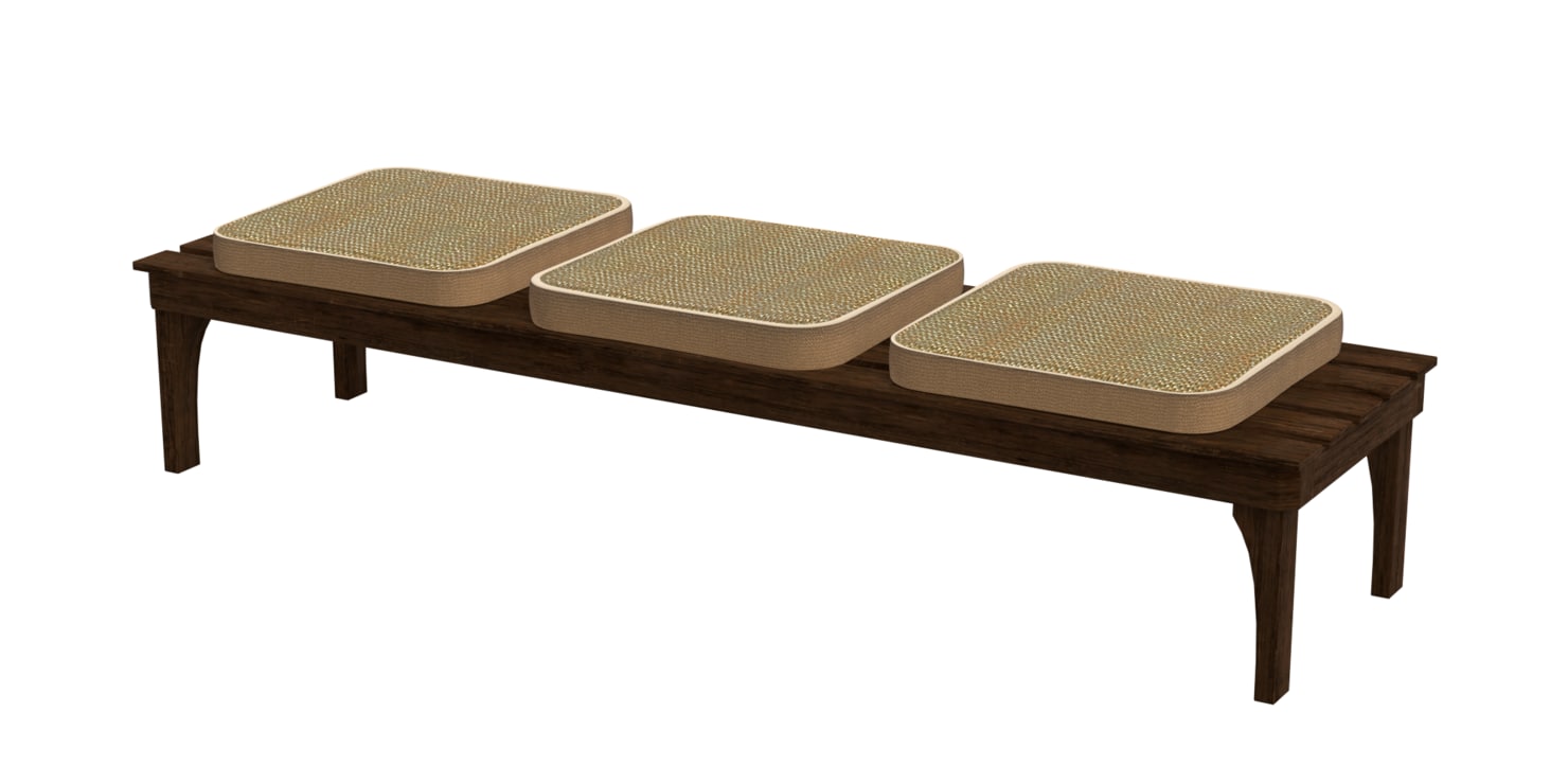 3d model bench blender cycles