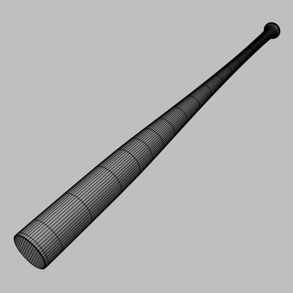 3d baseball bat model