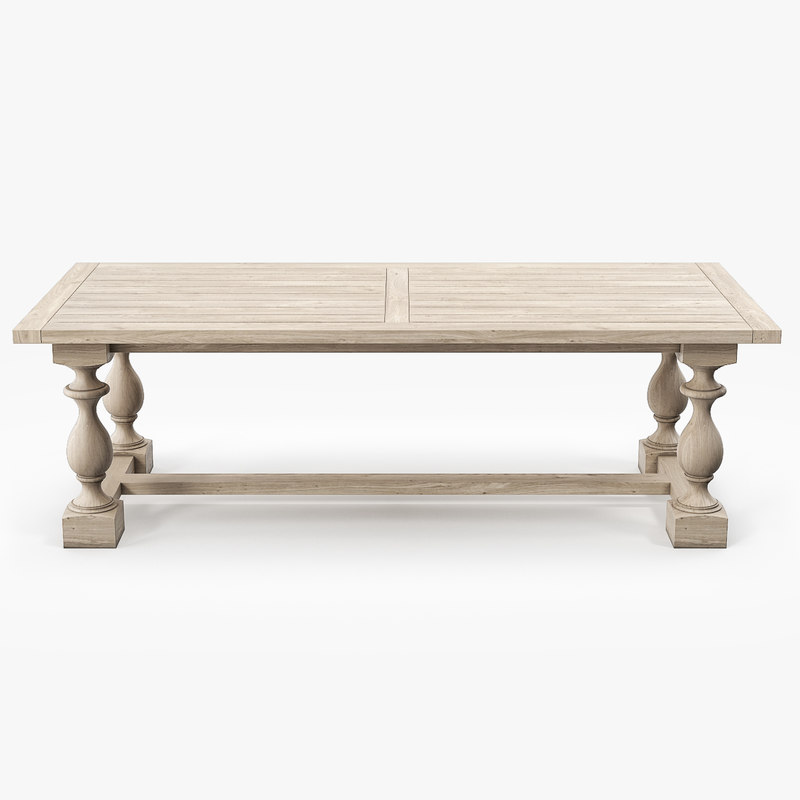 3d restoration hardware 17th c model