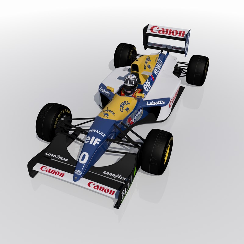 williams fw15c 3d max