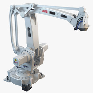 abb irb 460 industrial robot 3d max