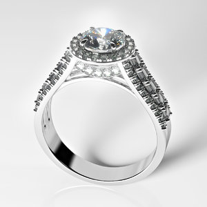 3ds max diamond ring