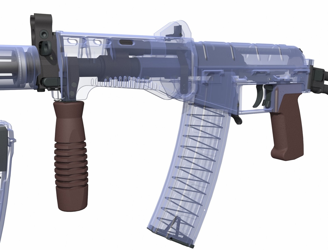 modernized assault rifle sr3m 3d max