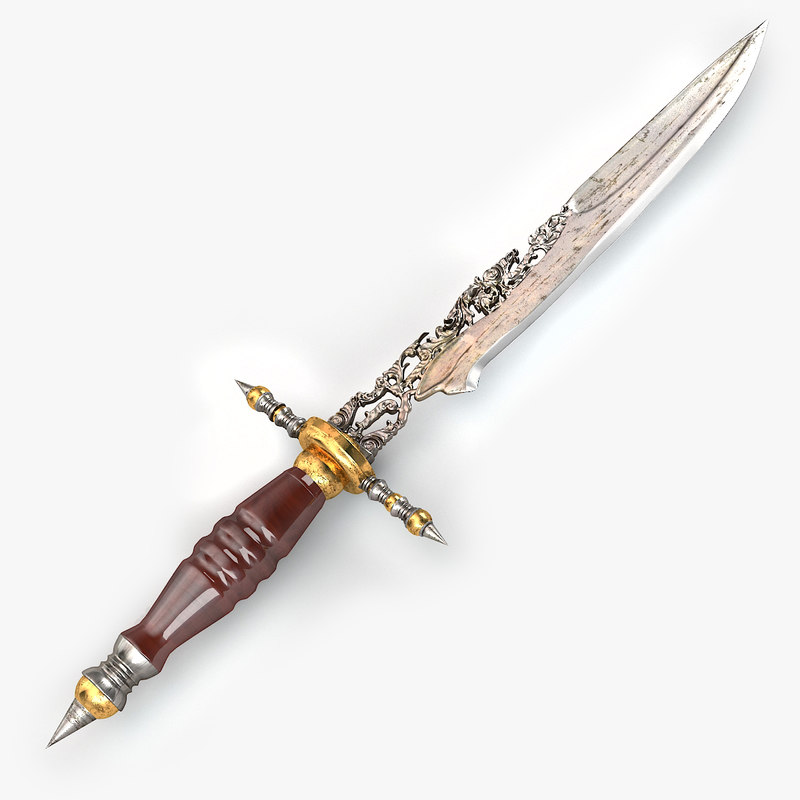 Кинжал модель. Кинжал 3д. ритуальный нож днд. dagger d6.
