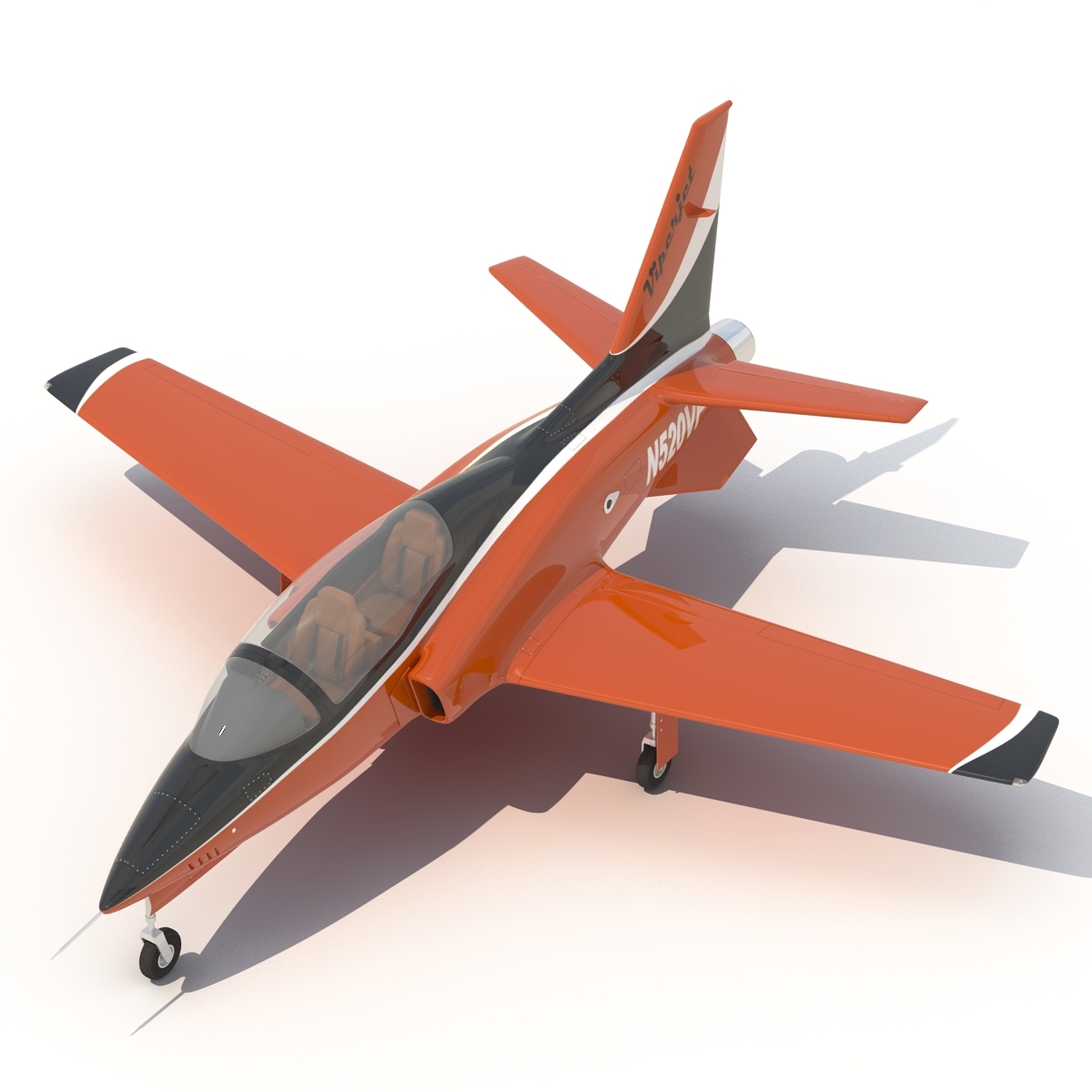 运动飞机viperjet rigged3d模型