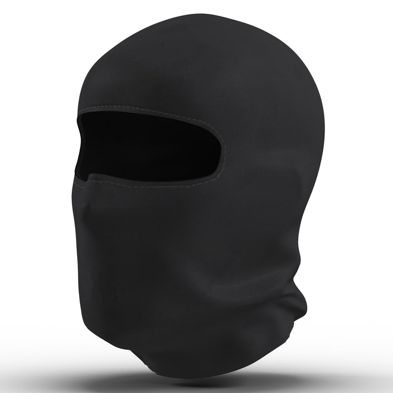 balaclava face mask 3d max