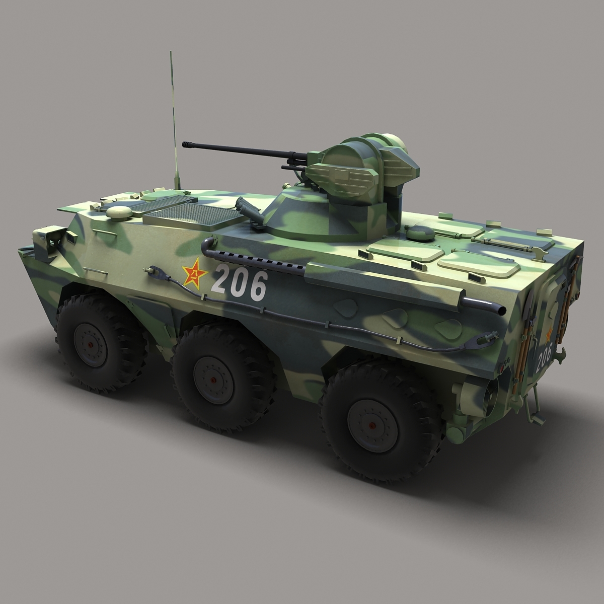 3d pla zsl-92 ifv model