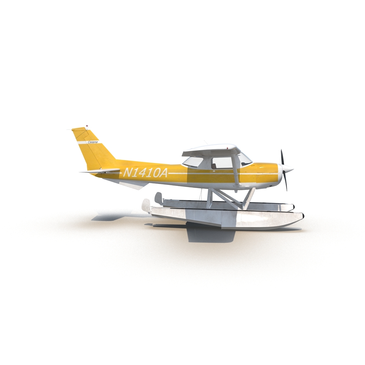 塞斯纳150水上飞机装配3 3d模型3d模型
