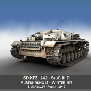 3d - stug abt 197 model