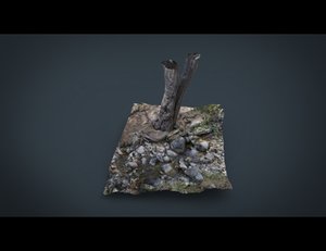 tree river 3d model