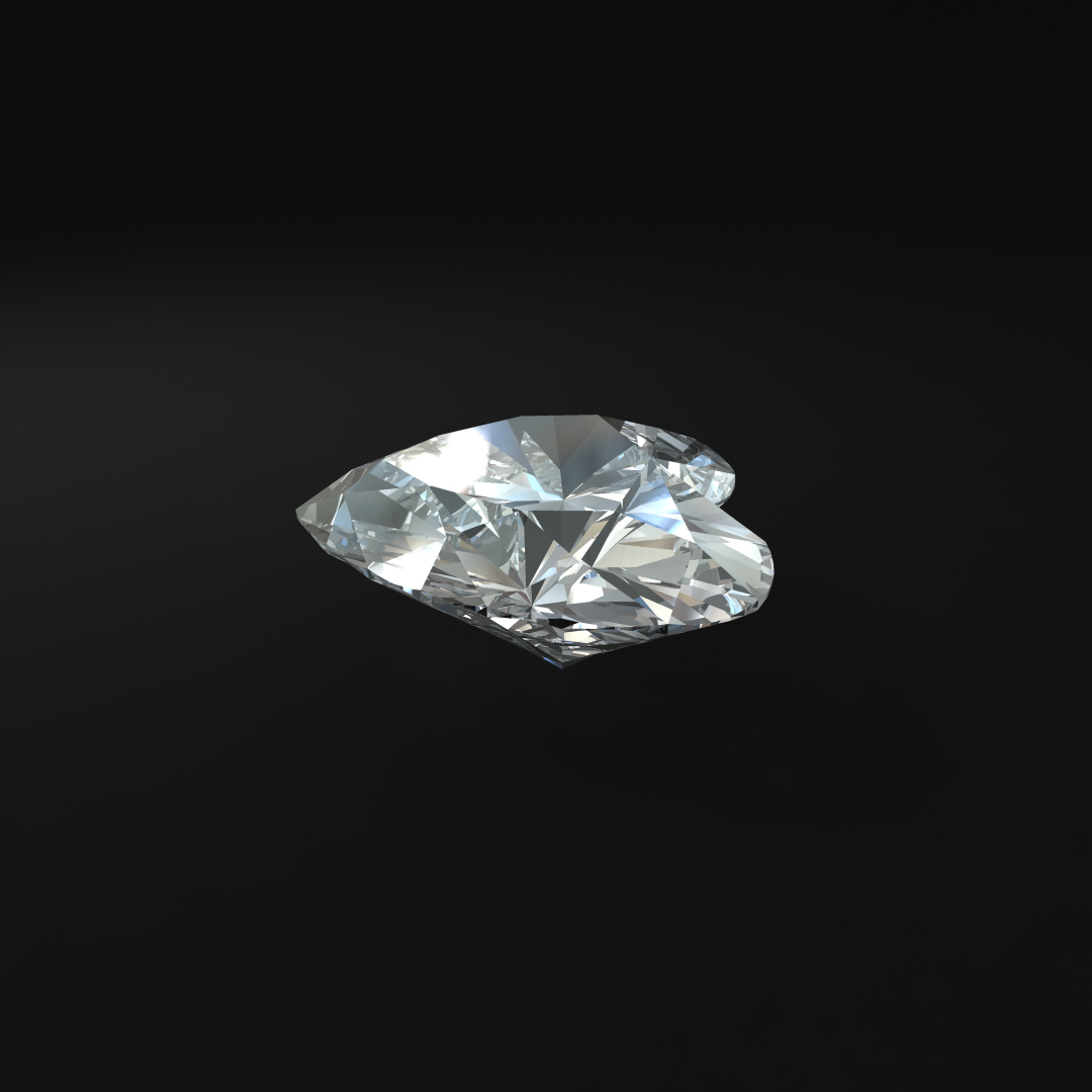 心钻石切割3d模型