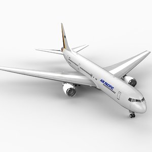 3d model 767 air