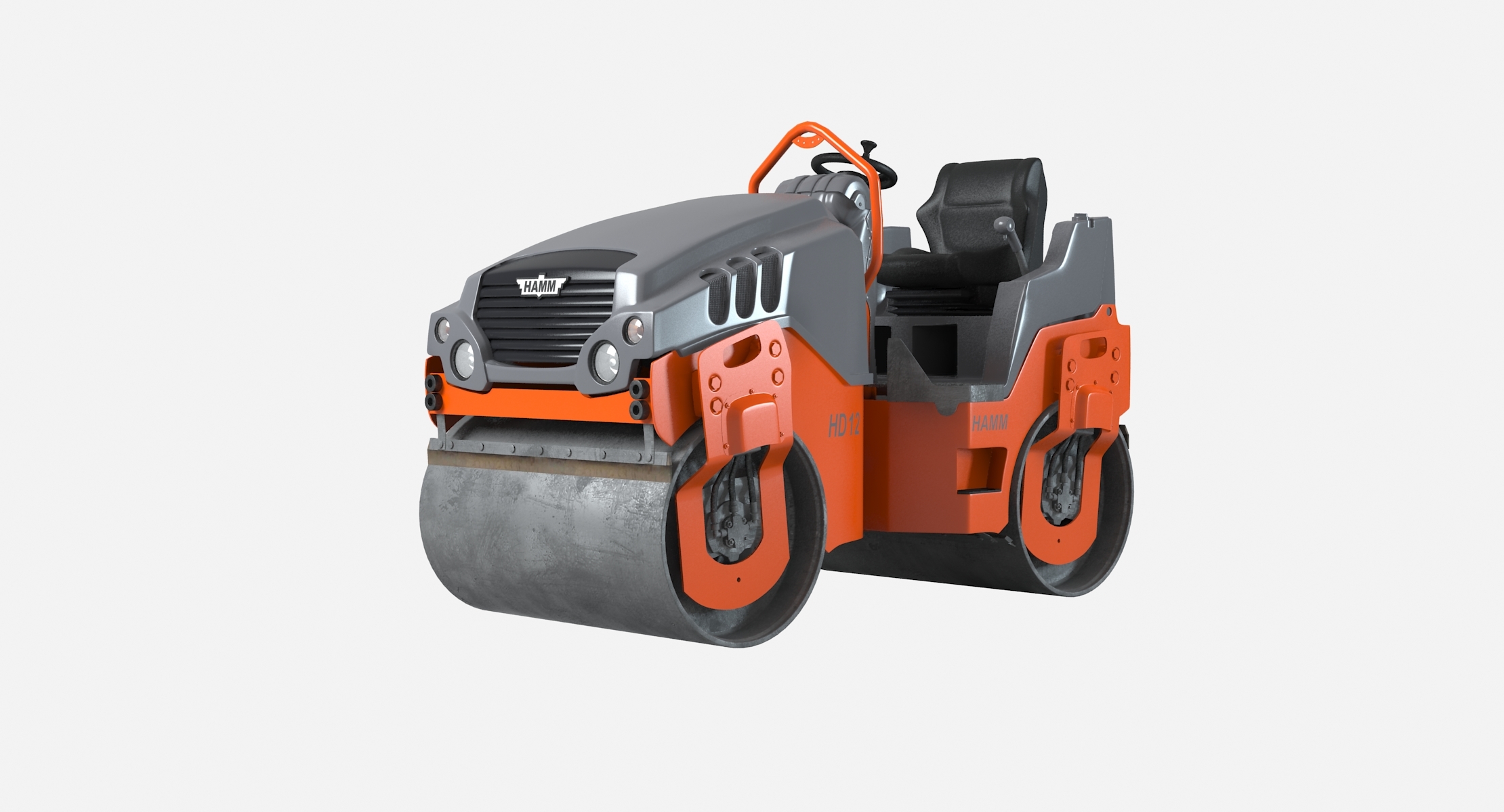 Hamm Roller Hd12 3d Max