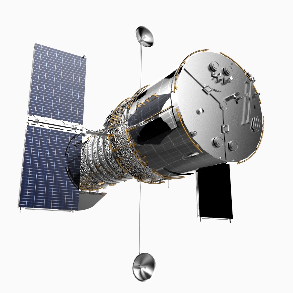 哈勃太空望远镜3d模型 - turbosquid 448718