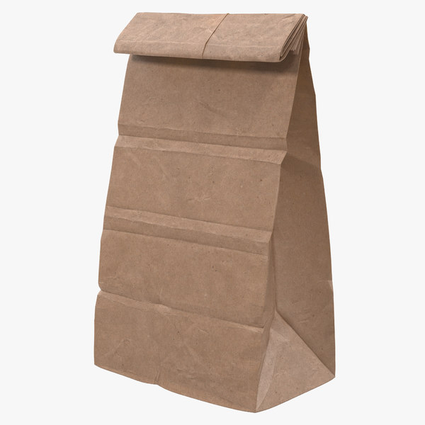 paper bag 2 3d model