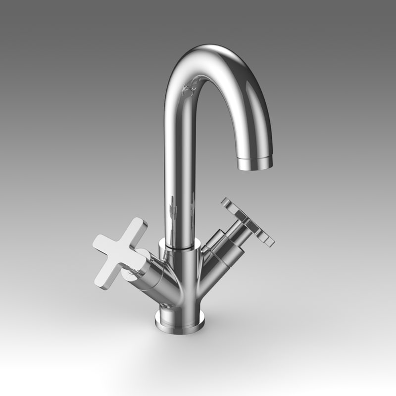 mixer tap 3d model