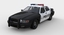 3d model generic police car