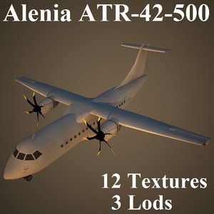 alenia air low-poly 3d max