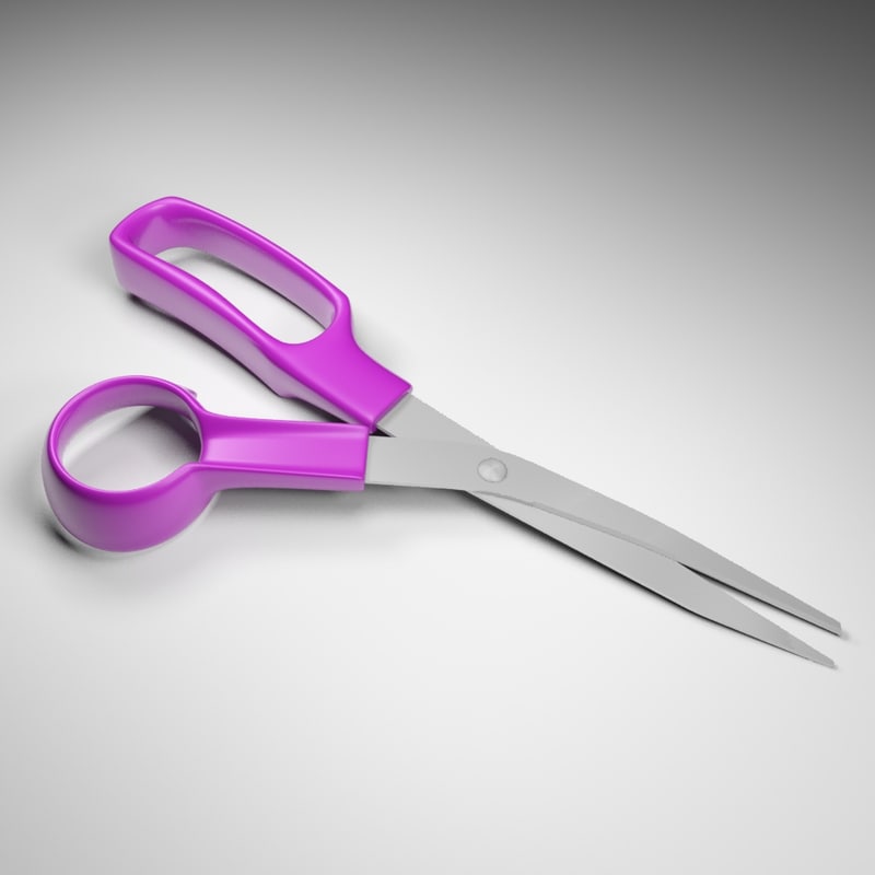 3d model scissors