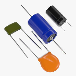 3d model capacitors