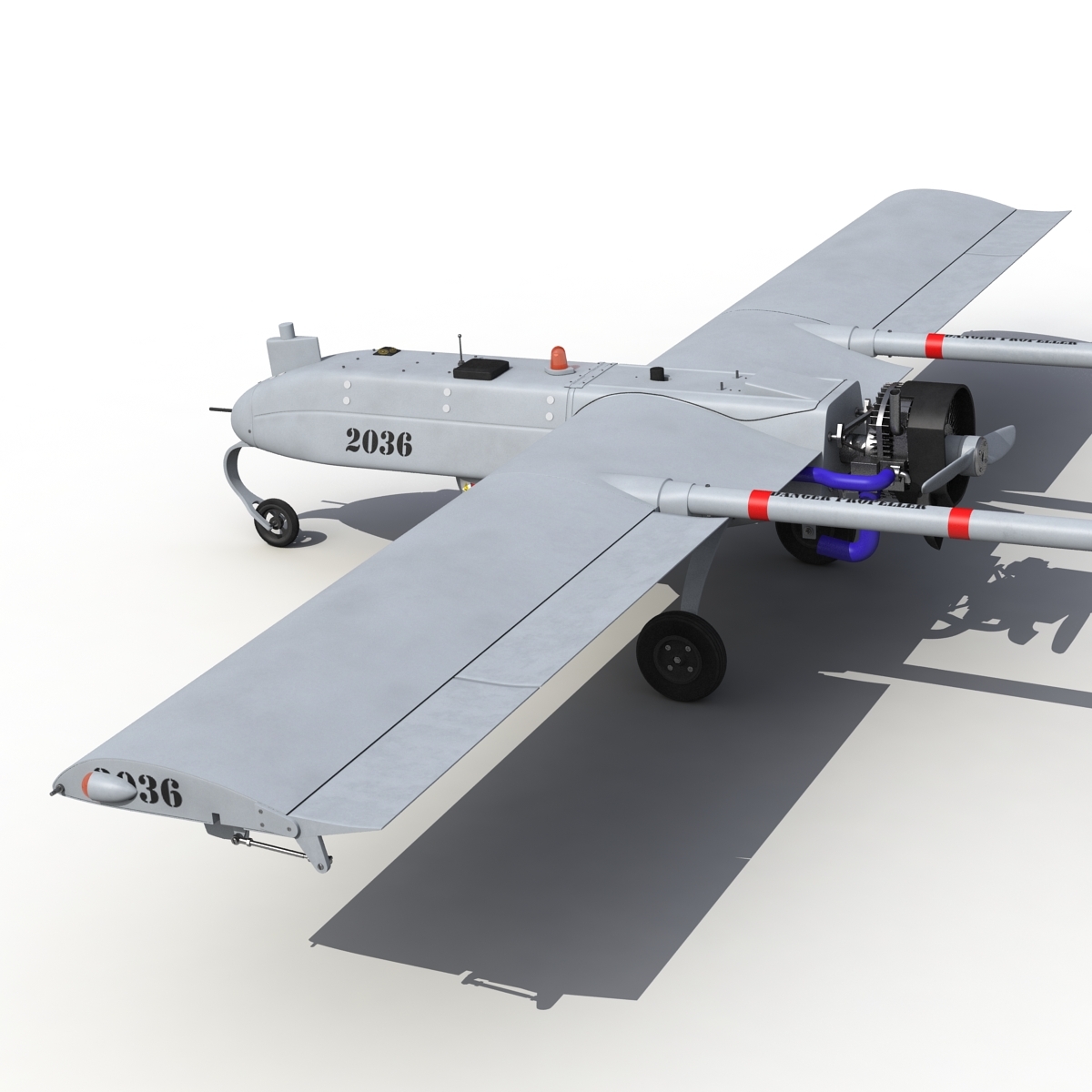 aai rq-7 shadow uav 3ds