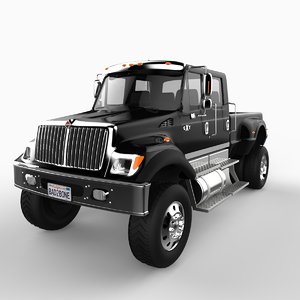 2007 international cxt truck vehicle 3d model