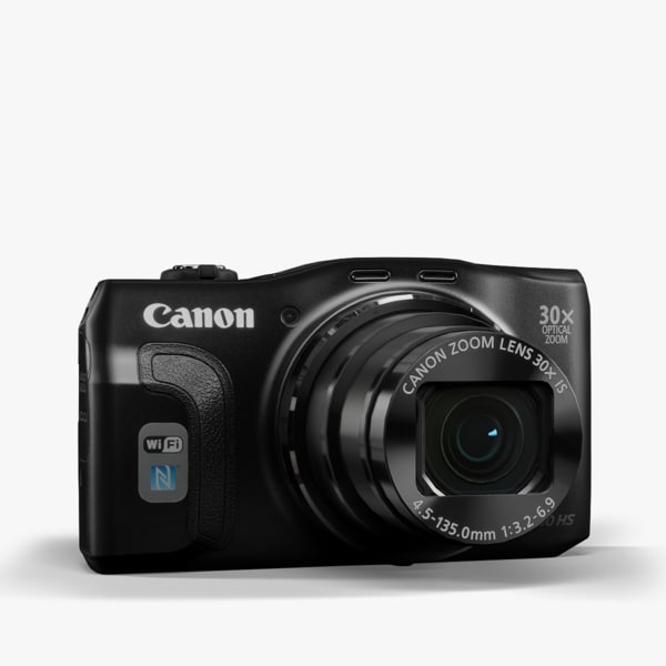 camera canon powershot sx700 3d model