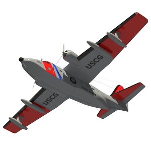 3d model hu-16 aircraft