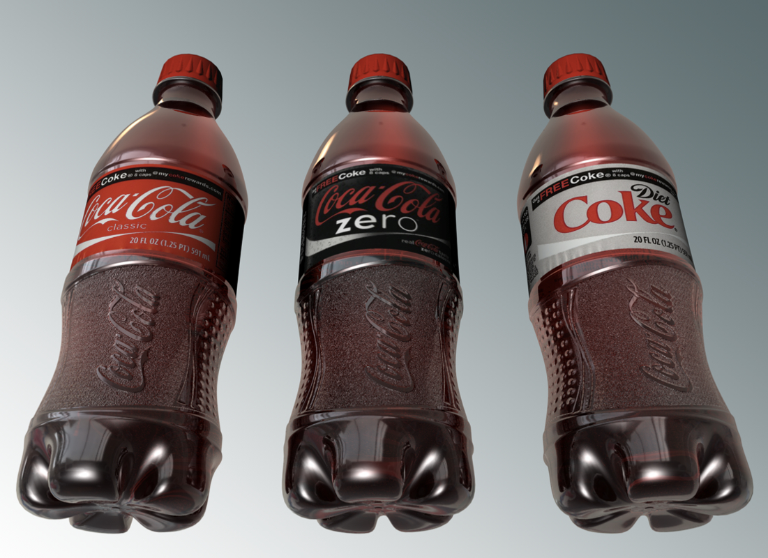 coke bottle shape figure