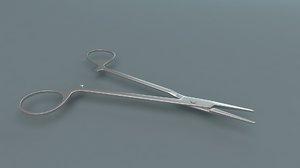 3ds max medical scissors