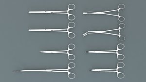 3d medical scissors model