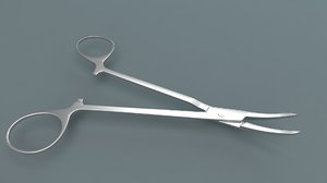 medical scissors 3d model