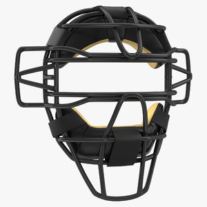 3d model catchers face mask generic