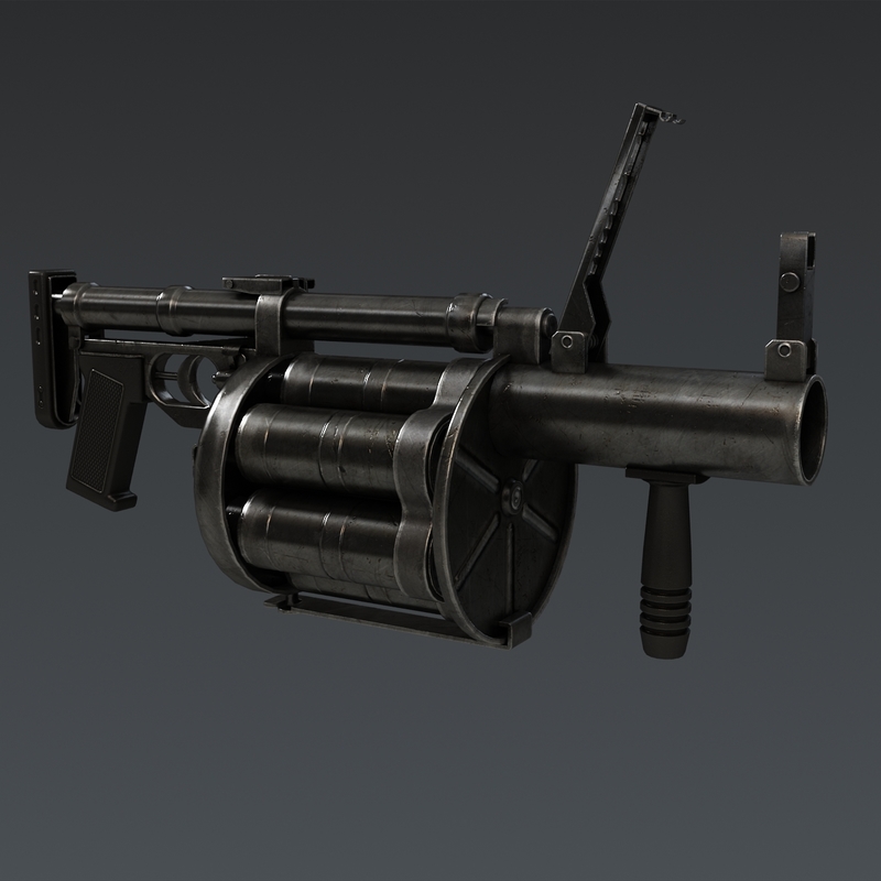 russian grenade launchers 3d max