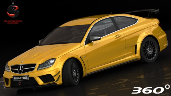 Modelo 3d Mercedes Benz C63 Amg 13 Turbosquid