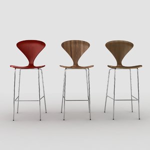 cherner stool chair 3d model