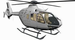 3d ec-135 eurocopter model