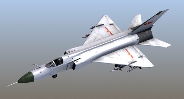 Shenyang J8 Finback Fighter 3d 3ds Shenyang J8 Finback Fighter 3d 3ds