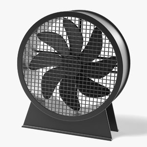 3d model large fan