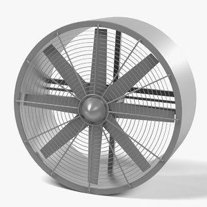 3d model of fan large