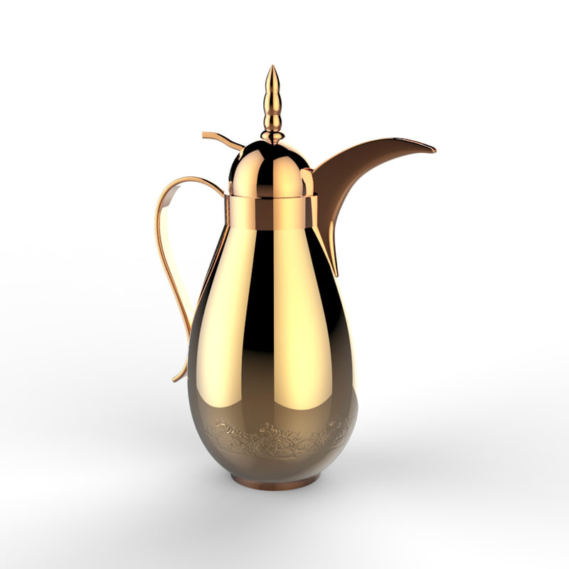 3d model arab thermos