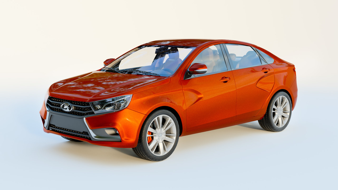 Lada vesta 3d model