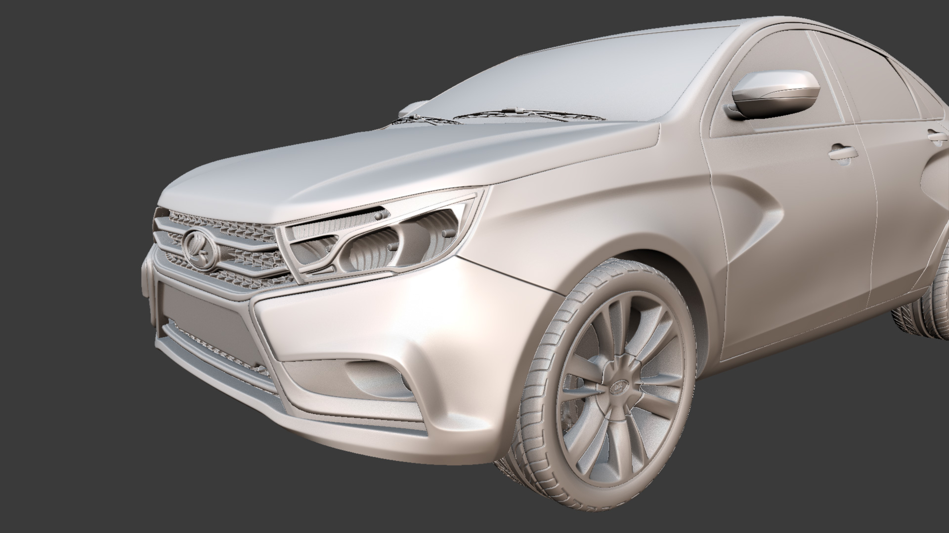 Lada vesta 3d model