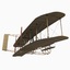 3d 1903 wright flyer airplane