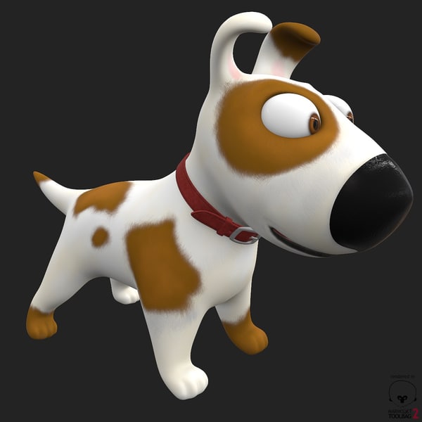 Download Funny Cartoon Dog Animation 3d Model