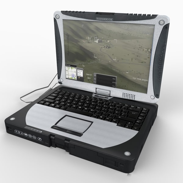 3d Laptop Panasonic Toughbook Model