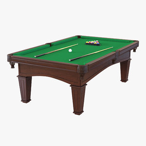 3d model billiard table 2