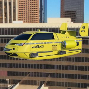 3ds max air taxi