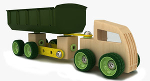 3d truck toy