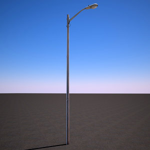 3d model of street light